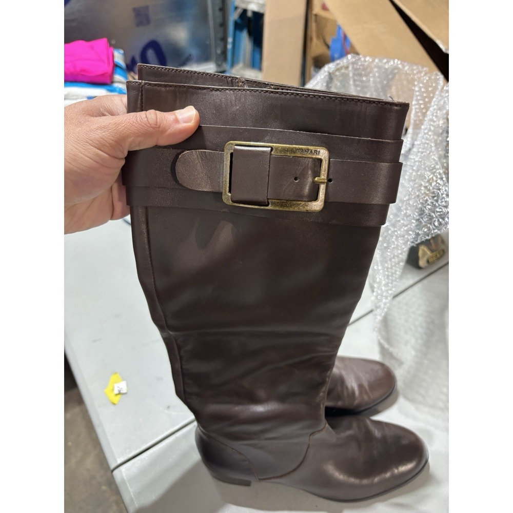 TAHARI Kaley Riding Boot Saddle‎ Brown 7.5